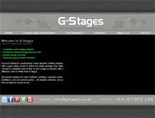 Tablet Screenshot of gstages.co.uk